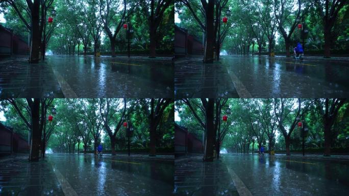 【原创实拍】雨天街上的人
