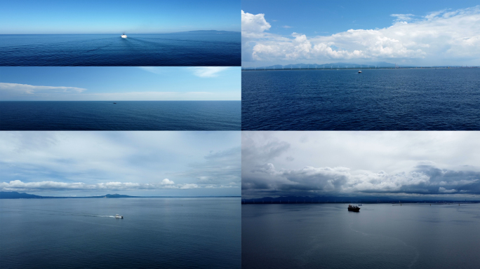【4K】航拍-海面-平静大海