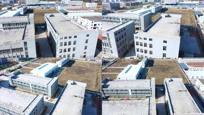 实拍校园教学楼建筑