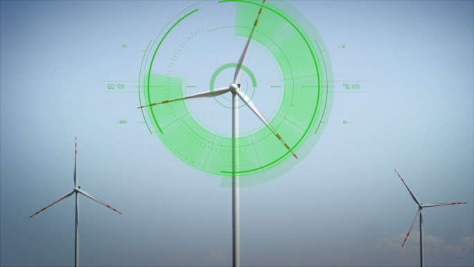 现代风力涡轮机宣传片视频素材