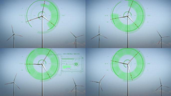 现代风力涡轮机宣传片视频素材