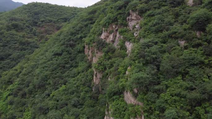 北京延庆大山航拍