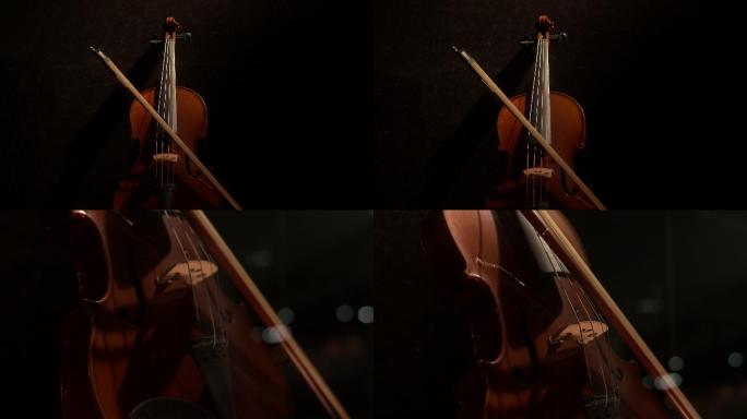 小提琴特写乐器 4K