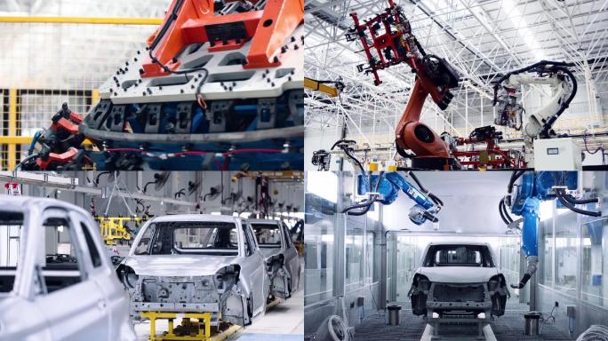 汽车工业工厂全自动化视频