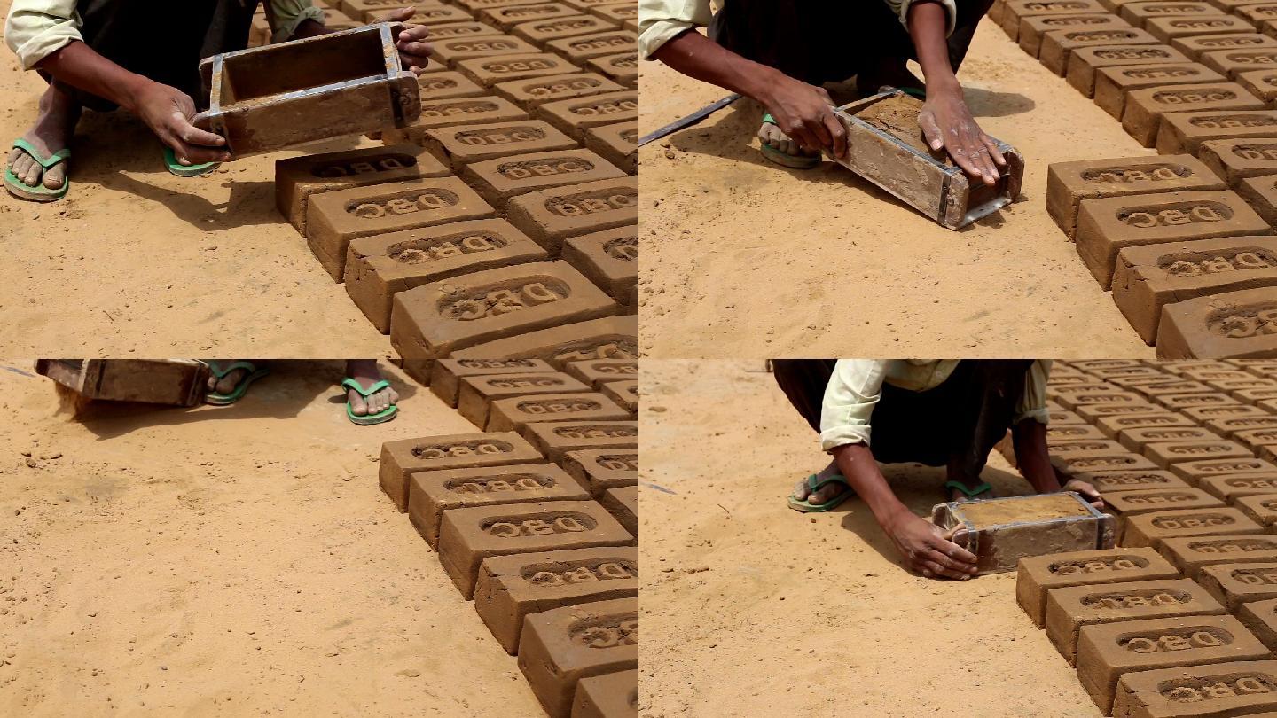 制砖印度原始胶片陶瓷