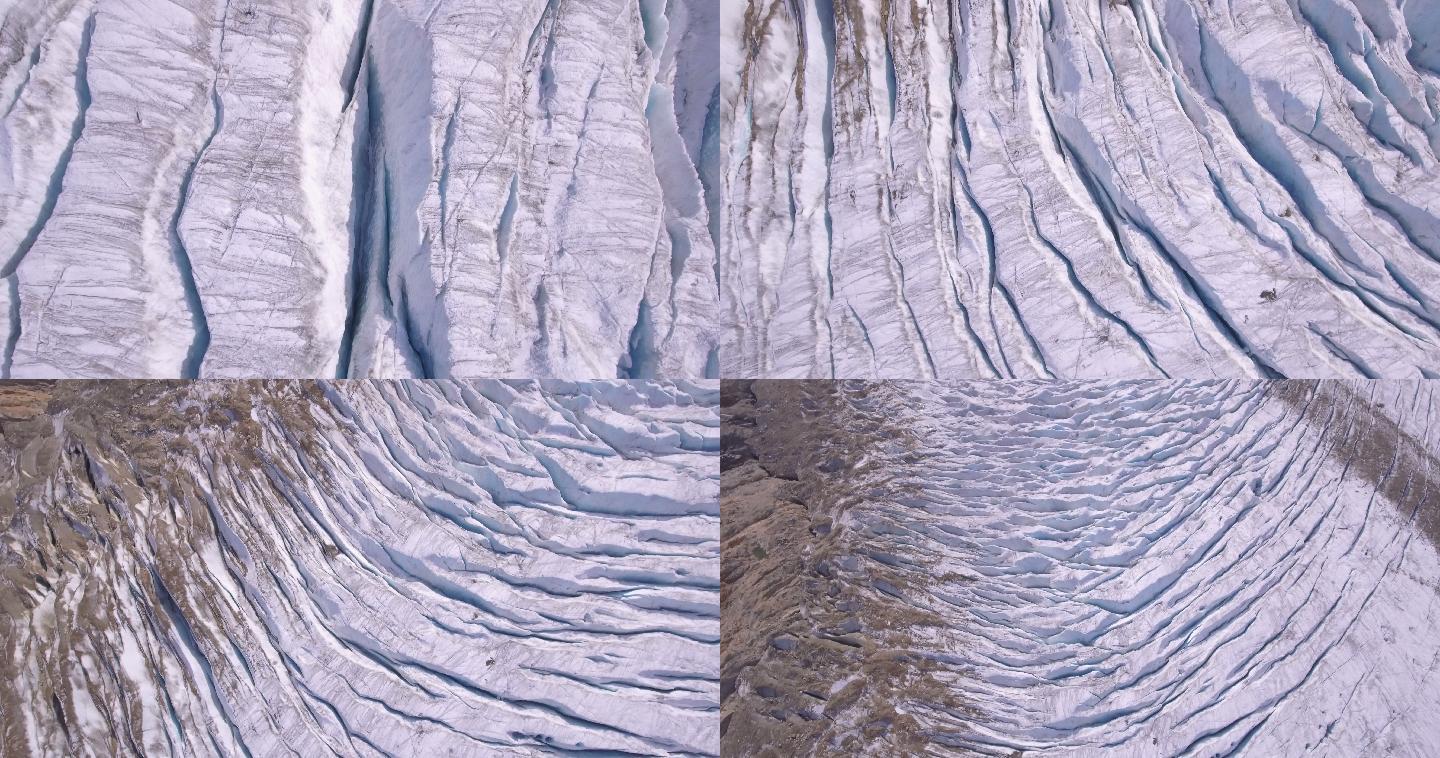 阿莱奇冰川裂缝飞行