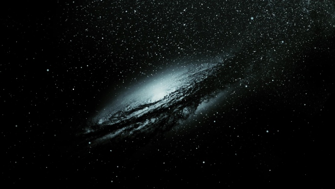 【4K宇宙】炫酷暗黑星系银河未来科幻太空
