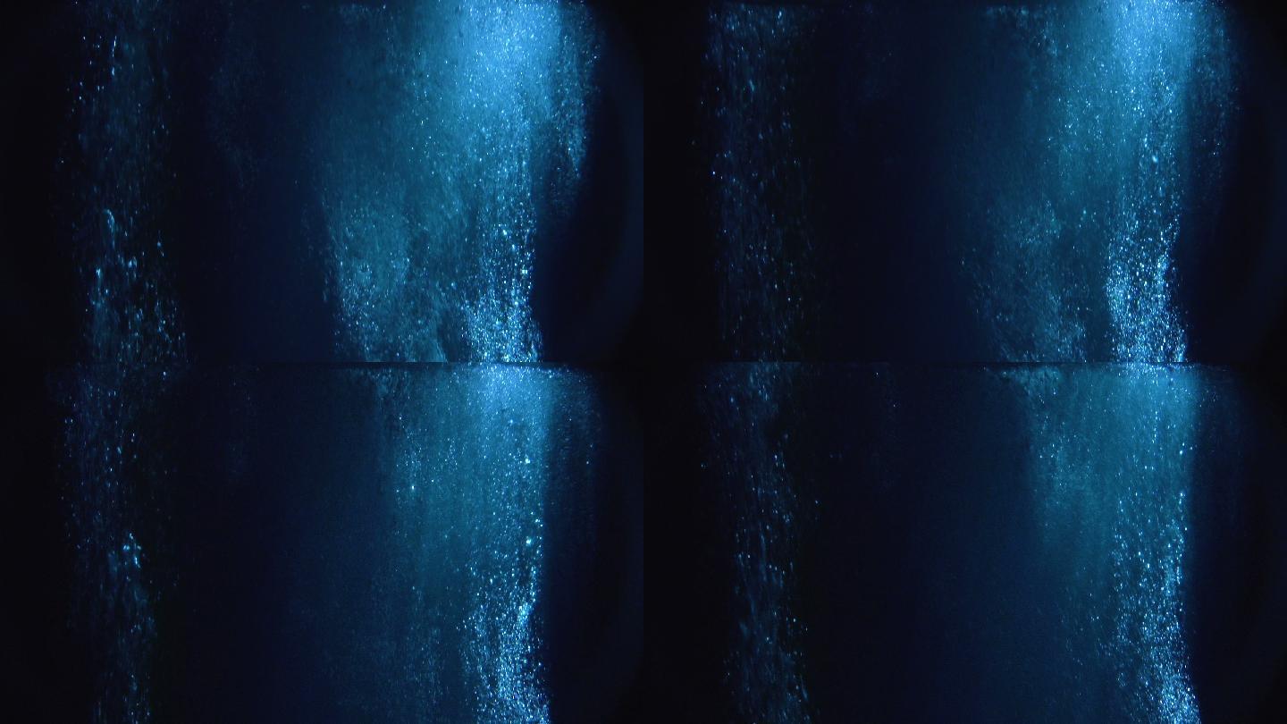 带泡泡的神秘水下风景