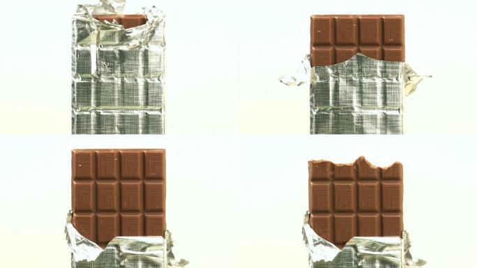 吃巧克力定格画面
