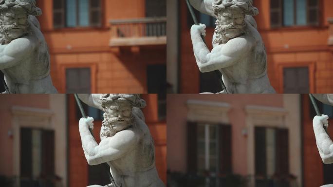 罗马纳沃纳广场的海王星雕像