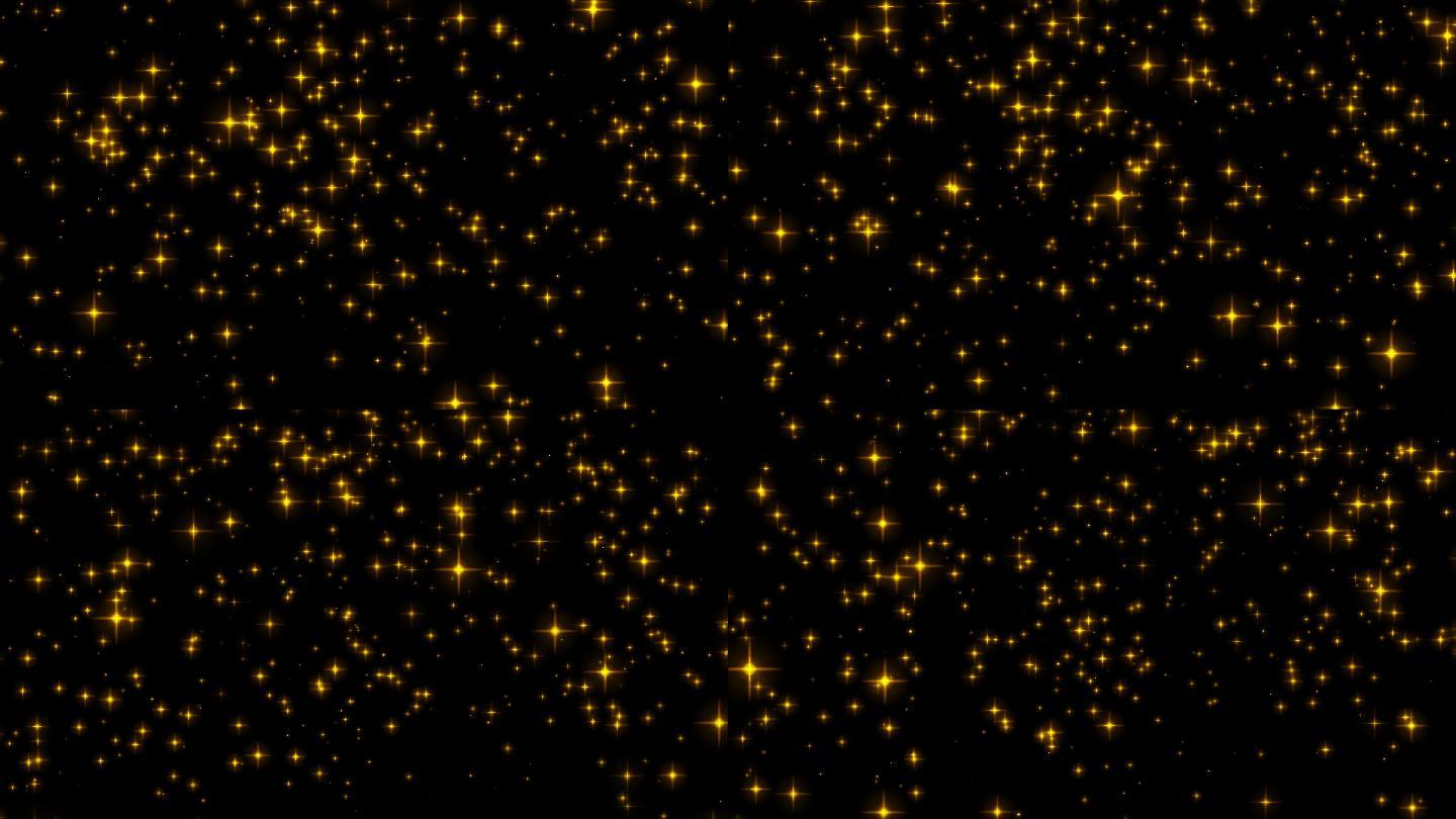 星光闪烁移动粒子图形动画背景