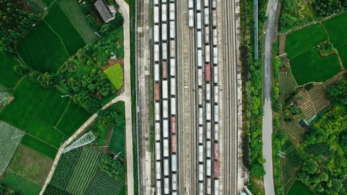 【原创】油罐列车 航拍