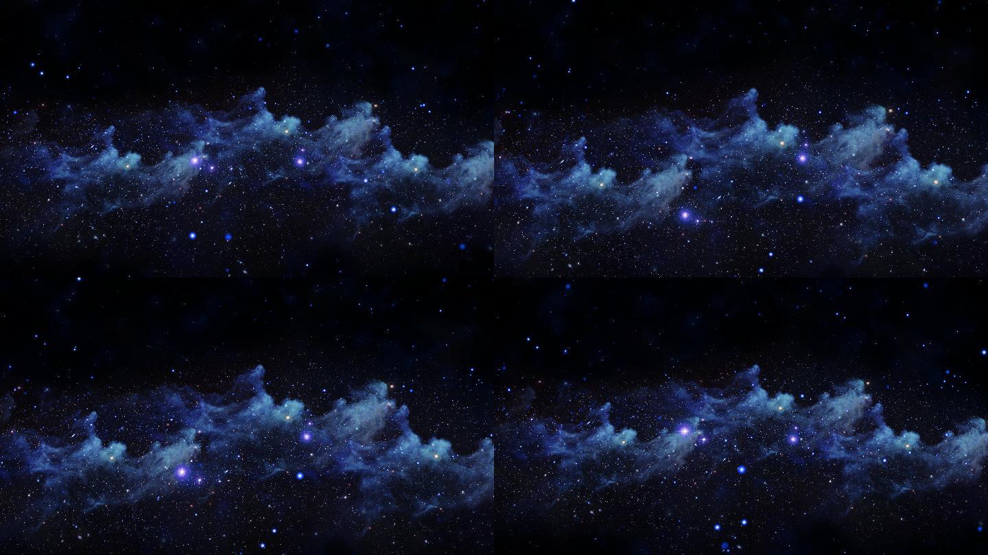 【4K宇宙】神秘星云星系银河虚拟未来太空