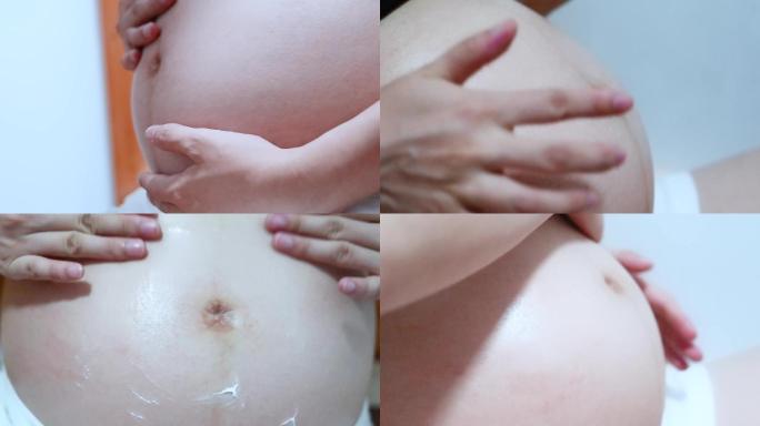 孕妇孕肚涂抹防妊娠纹滋润乳液