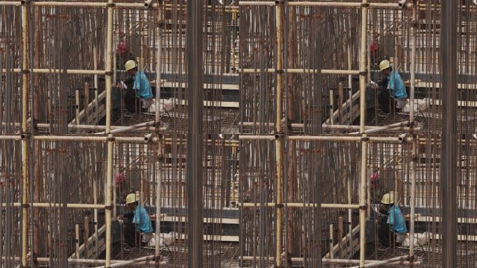 建筑施工实景拍摄