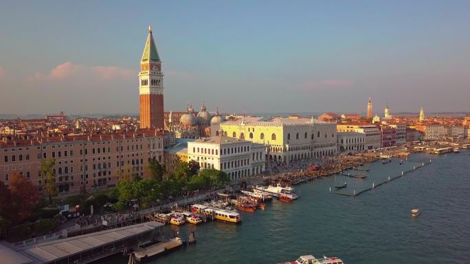 威尼斯鸟瞰图宣传片航拍度假