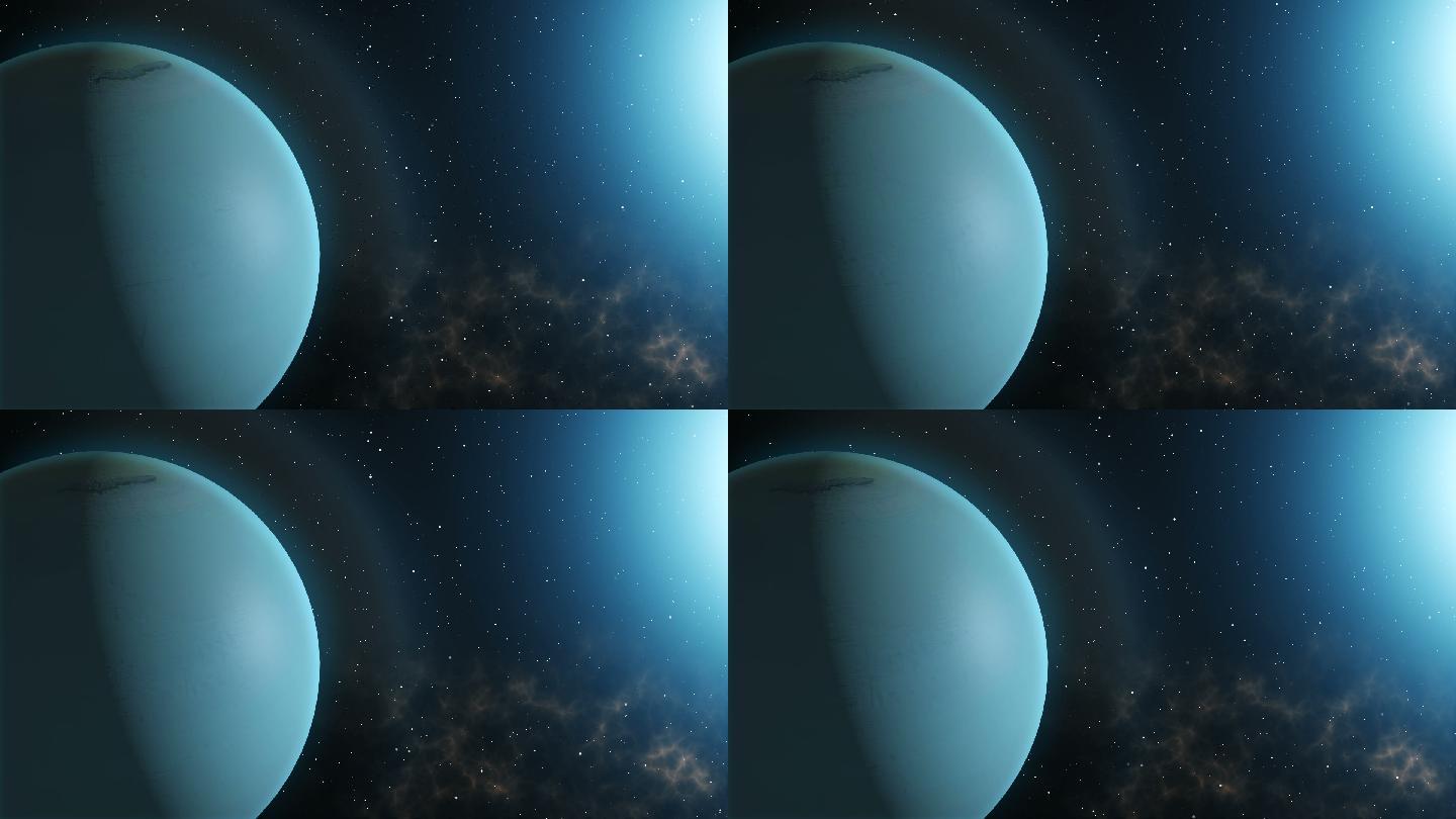 天王星在太空中的自转