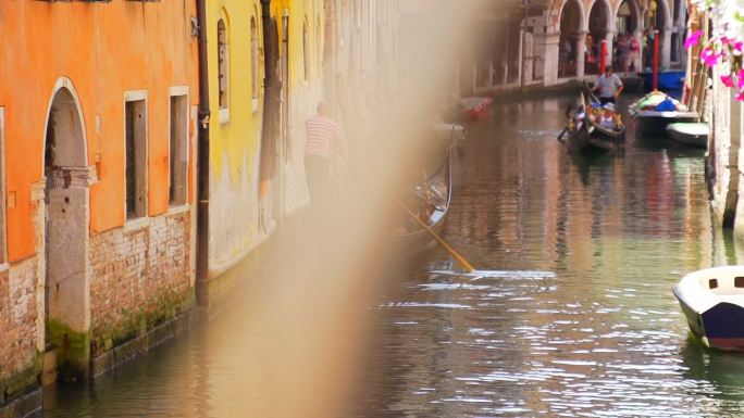 威尼斯缆车欧洲水城人文风光景区景点
