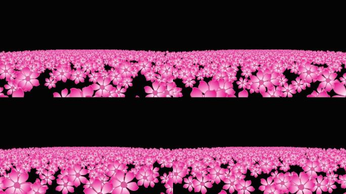 花朵粒子海冲屏幕视频