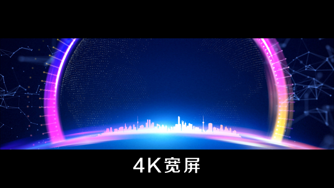 4K科技背景（无缝循环）