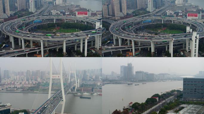 上海南浦大桥航拍-第3篇