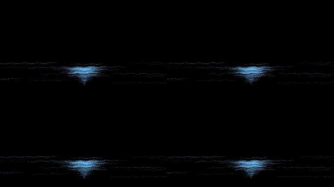 4K线性水波纹前景视频素材