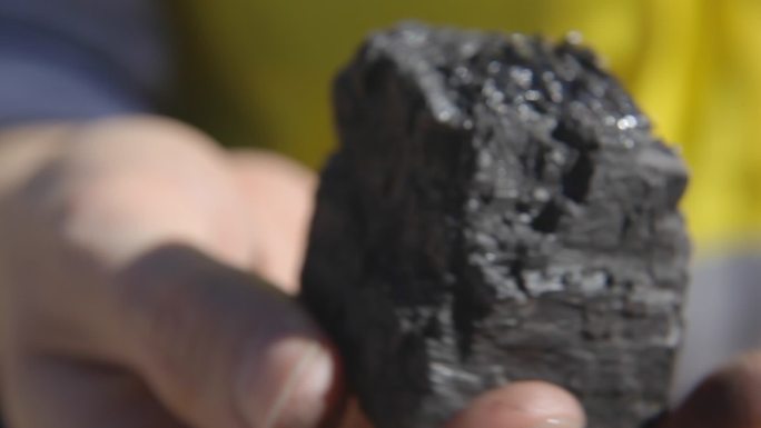 煤块矿石黑色煤炭