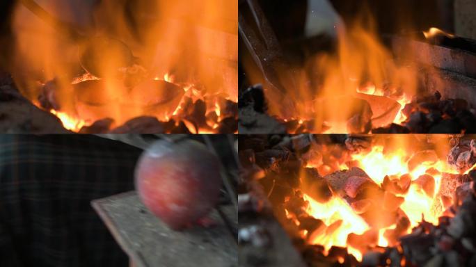 木炭加热升格煅烧银料传统