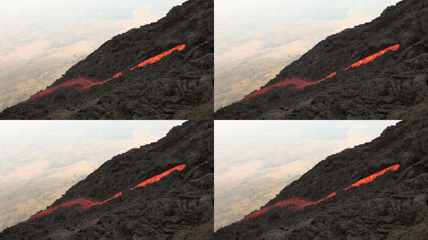 流动火山