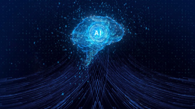 科技感人脑AI智能芯片ae模板