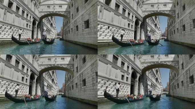 威尼斯叹息之桥水上之城威尼斯水利交通运河