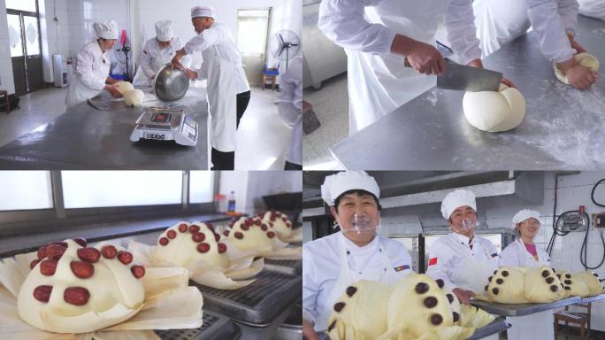 迎谷雨蒸制大饽饽