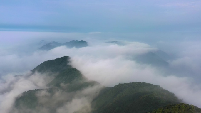 4K航拍高山云海