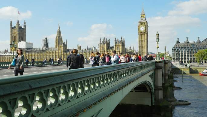 伦敦威斯敏斯特大桥和大本钟