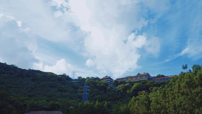 佛山顺德顺峰山上的寺庙：宝林寺