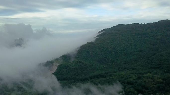 4K古城山顶云海