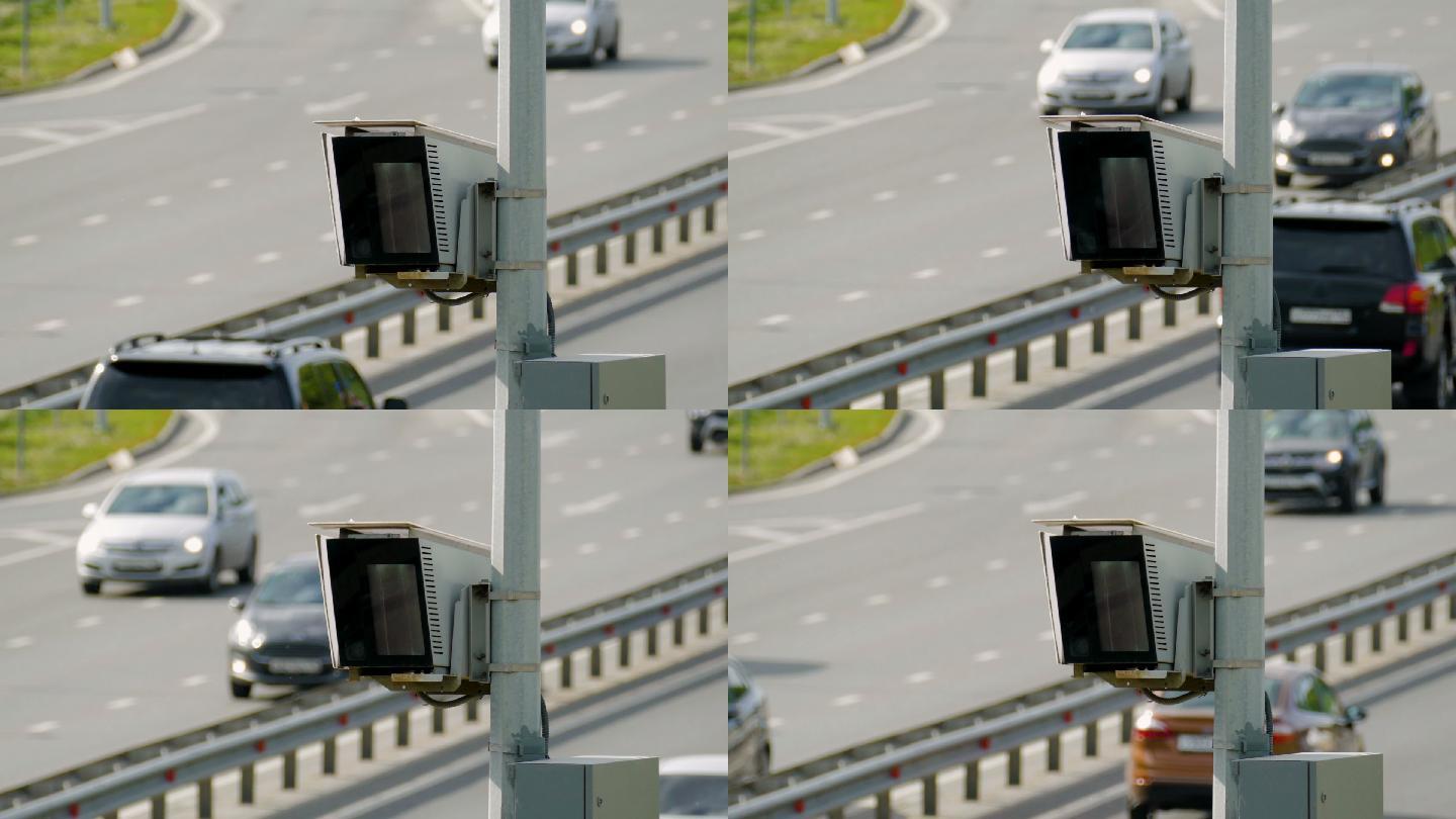 道路上的雷达速度控制摄像头