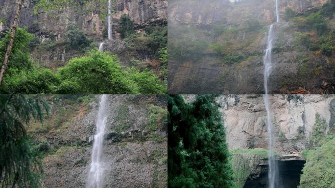 瀑布高山流水