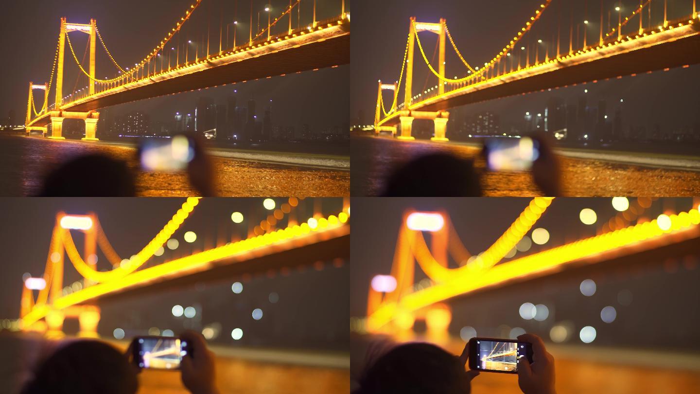 4K鹦鹉洲大桥手机拍照