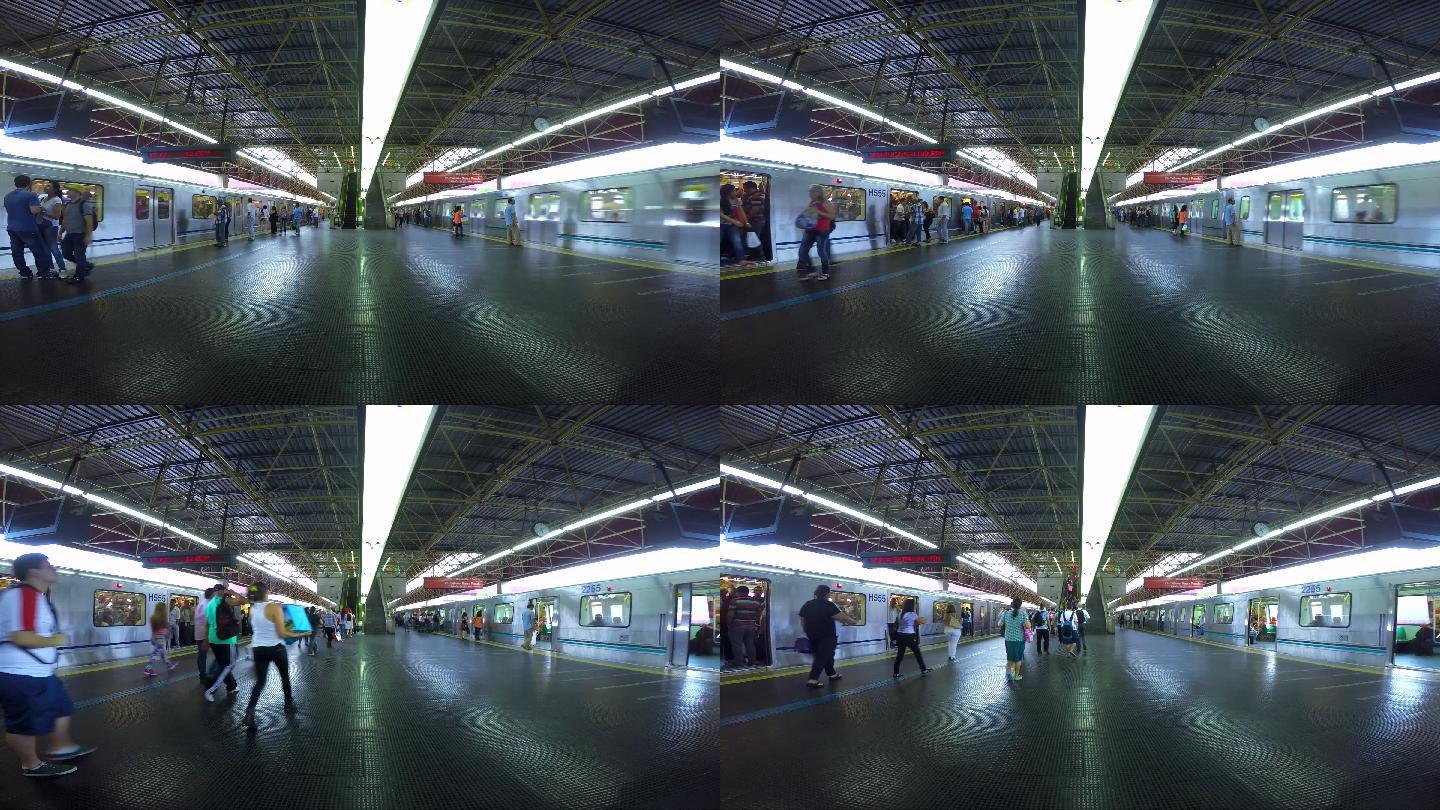 巴西圣保罗地铁站台