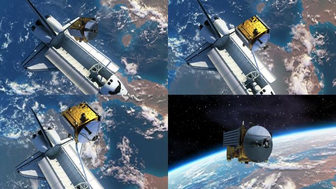航天飞机部署卫星空间站挑战宇宙飞船