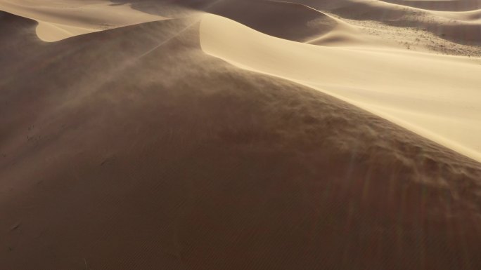 沙漠实拍视频防沙治沙 环境治理抗旱