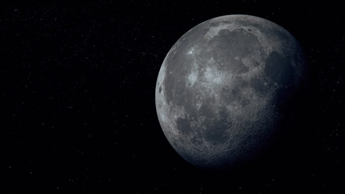 从太空看月球