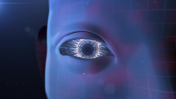 机器人眼睛穿越科技眼睛