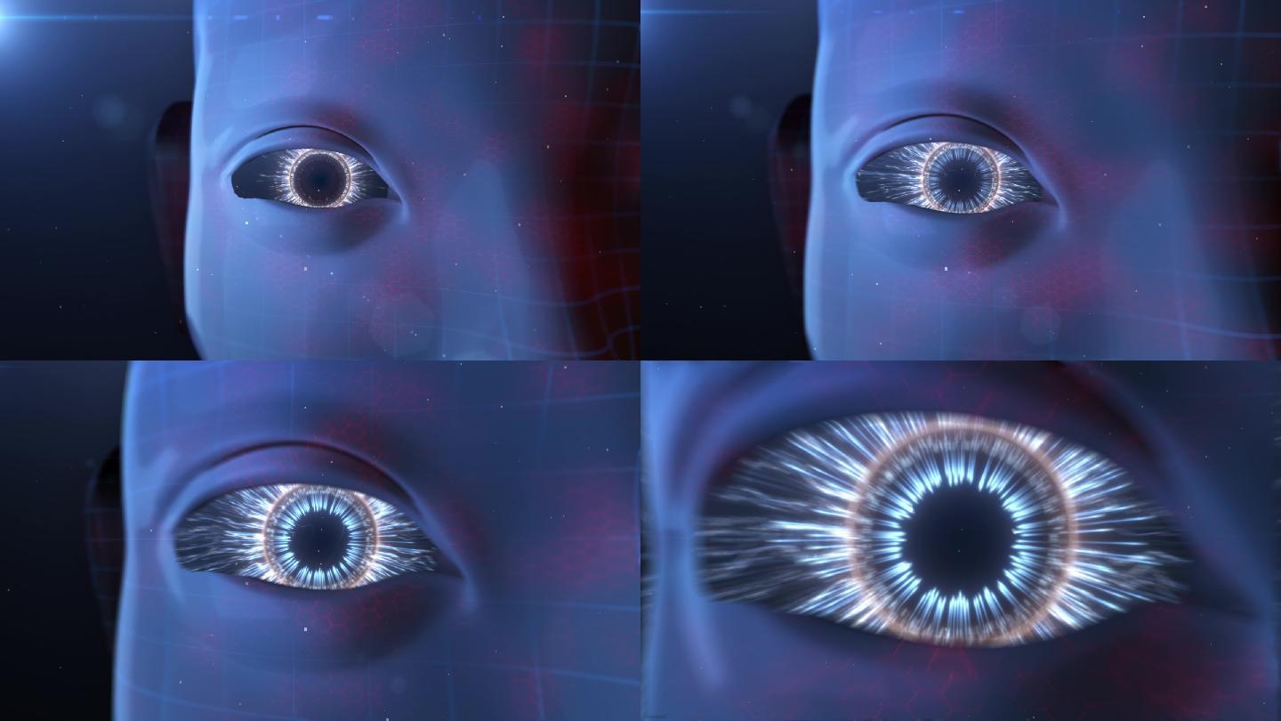 机器人眼睛穿越科技眼睛