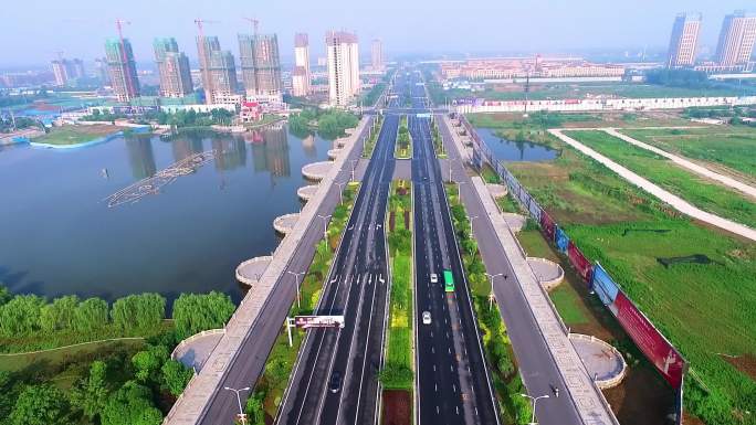 魅力中国 河南漯河城市空景航拍