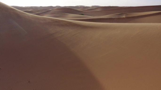 沙漠扬沙素材