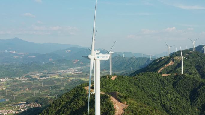 风电场 风电 风车山 风力发电 新能源