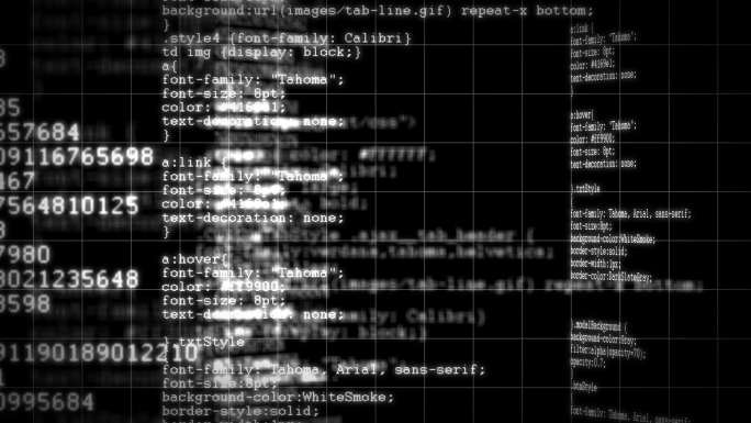 黑色背景上的HTML代码无缝循环