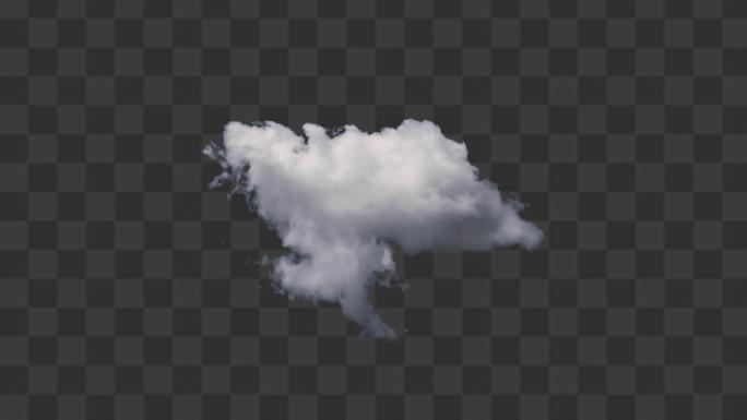 4K白云云朵延时合成